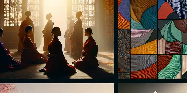 A sleek digital interface showcasing high-resolution artistic nude photography with a sophisticated and intimate atmosphere.